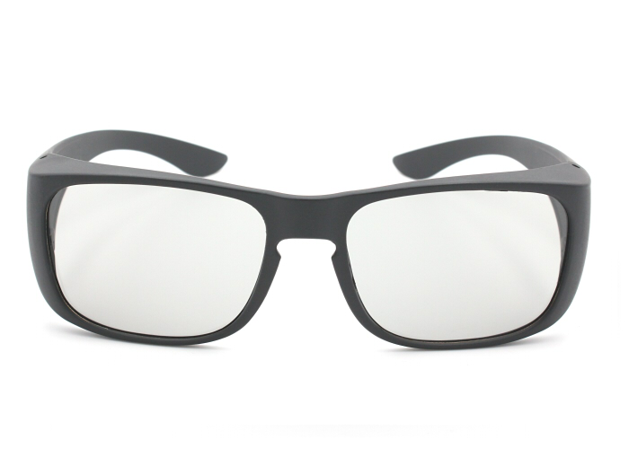3D Brille mit großem Rahmen