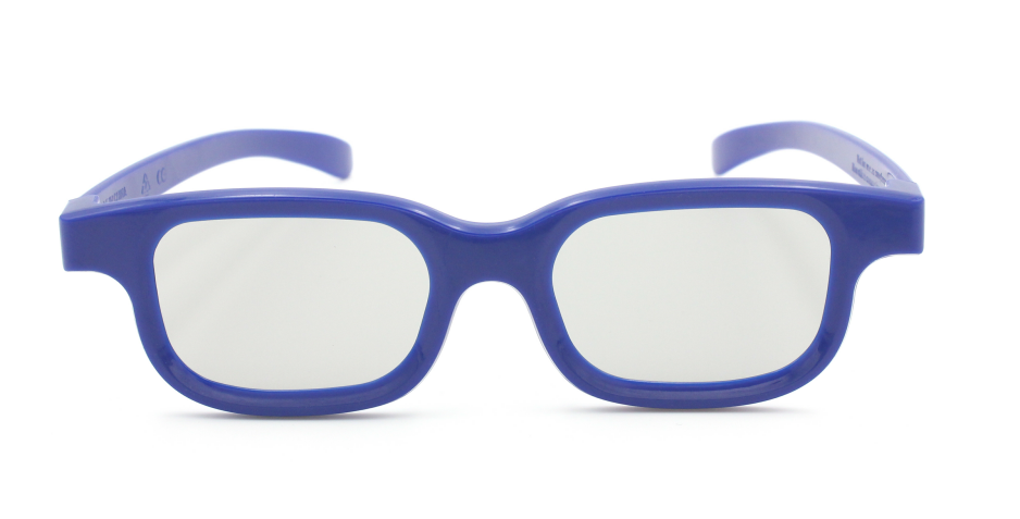 gafas 3D polarizadas circularmente